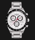TISSOT PRS 516 T044.417.21.031.00 Chronograph Gent White Dial Stainless Steel Strap-0