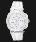 Tissot T-Race T048.417.17.116.0 Chronograph Unisex Mother Of Pearl Dial White Rubber Strap-0