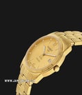 TISSOT PR 100 T049.410.33.027.00 Gent Champagne Dial Gold Tone Stainless Steel Strap-1