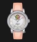 Tissot T-Lady T050.207.16.117.00 Heart Flower Powermatic 80 Mother of Pearl Dial Pink Leather Strap-0