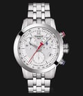 TISSOT PRC 200 Chronograph NBA Special Edition T055.217.11.017.00 White Dial Stainless Steel-0