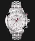 TISSOT PRC 200 T055.417.11.017.01 Chronograph NBA White Dial Stainless Steel Strap Special Edition-0