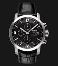 TISSOT PRC 200 Automatic Chronograph Gent Black Leather 200M T055.427.16.057.00-0