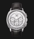 TISSOT T-Sport T059.527.16.031.00 Automatic Chronograph Men Silver Dial Brown Leather Strap-0