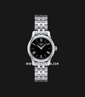 TISSOT Tradition 5.5 T063.009.11.058.00 Ladies Black Dial Stainless Steel Strap-0