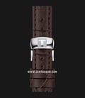 TISSOT Tradition 5.5 T063.209.16.038.00 Ladies Silver Dial Brown Leather Strap-1