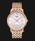 Tissot T-Classic T063.428.33.038.00 Tradition Automatic Small Second Rose Gold Stainless Steel Strap-0