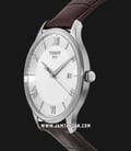Tissot T-Classic T063.610.16.038.00 Tradition Silver Dial Brown Leather Strap-1