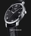 Tissot T-Classic T063.610.16.058.00 Tradition Black Dial Black Leather Strap-1