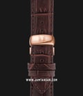 TISSOT T-Classic T063.610.36.047.00 Tradition Men Blue Dial Brown Leather Strap-2