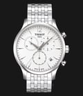Tissot T-Classic T063.617.11.037.00 Tradition Chronograph Silver Dial Stainless Steel Strap-0