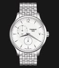 Tissot T-Classic Tradition T063.639.11.037.00 White Dial Stainless Steel Strap-0