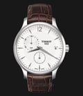 TISSOT Tradition GMT Gent White Dial Brown Leather T063.639.16.037.00-0
