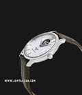 TISSOT Tradition Open Heart Powermatic 80 T063.907.16.038.00 White Dial Brown Leather Strap-1