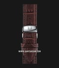 TISSOT Tradition Open Heart Powermatic 80 T063.907.16.038.00 White Dial Brown Leather Strap-2