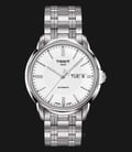 Tissot AUTOMATICS III T065.430.11.031.00 Automatic White Dial Grey Stainless Steel Strap-0