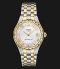 Tissot T-Lady T072.207.22.118.00 Powermatic 80 Mother Of Pearl Dial Dual Tone Stainless Steel Strap-0