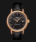 TISSOT T-Classic T085.407.36.061.00 Carson Powermatic 80 Anthracite Dial Black Leather Strap-0
