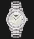 TISSOT Luxury Powermatic80 T086.207.11.111.00 White Mother of Pearl Dial Stainless Steel-0