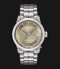 TISSOT T-Classic T086.207.11.301.00 Luxury Powermatic80 Taupe Dial Stainless Steel Strap-0