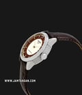 TISSOT Luxury Powermatic80 T086.207.16.261.00 Ivory Dial Brown Leather Strap-1