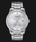 TISSOT T-Classic T086.407.11.037.00 Luxury Powermatic 80 Silver Dial Stainless Steel Strap-0