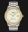 TISSOT T-Classic T086.407.22.261.00 Luxury Powermatic 80 Ivory Dial Dual Tone Stainless Steel Strap-0