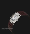 TISSOT T-Trend T02 T090.310.16.111.00 Mother of Pearl Dial Brown Leather Strap-1