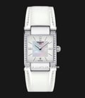 TISSOT T-Lady T090.310.66.116.00 Ladies White Mother of Pearl Dial White Leather Strap-0