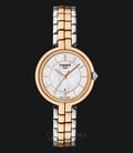 Tissot Flamingo T094.210.22.111.00 Mother of Pearl Dial Two Tone Stainless Steel Strap-0