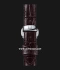 Tissot T-Classic T097.010.26.118.00 Bridgeport Lady White Mother Of Pearl Dial Brown Leather Strap-2