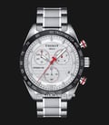 Tissot PRS 516 T100.417.11.031.00 Chronograph Silver Pattern Dial Stainless Steel -0