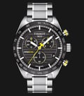 Tissot PRS 516 Chronograph T100.417.11.051.00 Black Pattern Dial Stainless Steel-0