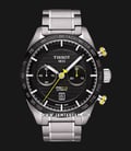 Tissot PRS 516 T100.427.11.051.00 Automatic Chronograph Black Pattern Dial Stainless Steel -0