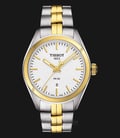 Tissot PR 100 T101.210.22.031.00 Lady Silver Dial Two Tone Stainless Steel Strap-0