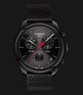 Tissot T-Classic T101.417.33.051.00 PR 100 Chronograph Black Dial Black Mesh Strap-0