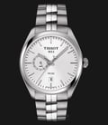 TISSOT PR 100 Dual Time T101.452.11.031.00 Silver Dial Stainless Steel Strap-0