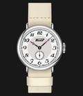 TISSOT Heritage T104.228.16.012.00 1936 Automatic White Dial White Leather Strap-0
