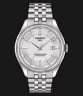 TISSOT T-Classic T108.408.11.037.00 Ballade Powermatic 80 COSC Silver Dial Stainless Steel Strap-0