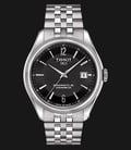 TISSOT Ballade Powermatic 80 Chronometer COSC T108.408.11.057.00 Black Dial Stainless Steel Strap-0
