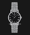 Tissot T109.210.11.053.00 Everytime Small Black Dial Stainless Steel Strap-0