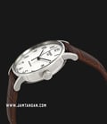 TISSOT T-Classic T109.407.16.032.00 Everytime Swissmatic Silver Dial Brown Leather Strap-1