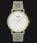 TISSOT Classic T109.410.22.031.00 Man White Dial Dual Tone Stainless Steel Strap-0