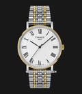 Tissot Everytime Medium T109.410.22.033.00 Men Silver Dial Dual Tone Stainless Steel Strap-0