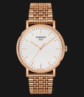 Tissot Everytime Medium T109.410.33.031.00 Silver Dial Rose Gold Stainless Steel Strap-0