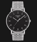 Tissot Everytime T109.610.11.077.00 Man Black Dial Stainless Steel Strap-0