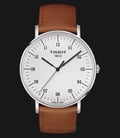 Tissot Everytime Large T109.610.16.037.00 White Dial Biege Leather Strap-0