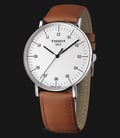 Tissot Everytime Large T109.610.16.037.00 White Dial Biege Leather Strap-3