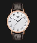 TISSOT Everytime Large T109.610.36.032.00 Men White Dial Brown Leather Strap-0