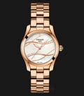 TISSOT T-Wave T112.210.33.111.00 White Mother of Pearl Dial Rose Gold Stainless Steel Strap-0